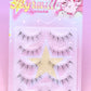 10 Pairs Natural Eye Lashes Faux Mink Eyelashes Winged End Eye Elongated Eyelashes Natural Long Manga Lashes Fake Lashes Makeup