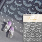 1pcs White 5D Pearl Lace Wave Lines Nail Art Stickers Elegant Exquisite Nail Decoration Decals DIY Self Adhesive Transfer Slider