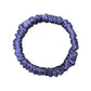 100% Real Mulberry Silk Skinnies Scrunchies Hair Bands Ties Gum Elastics Ponytail Holders No Damage for Women Girls 22 Momme 1CM