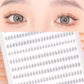 Natural False Under Eyelashes bottom lashes Transparent band cluster Dramatic Volume lower lash For Women Daily eyelash makeups
