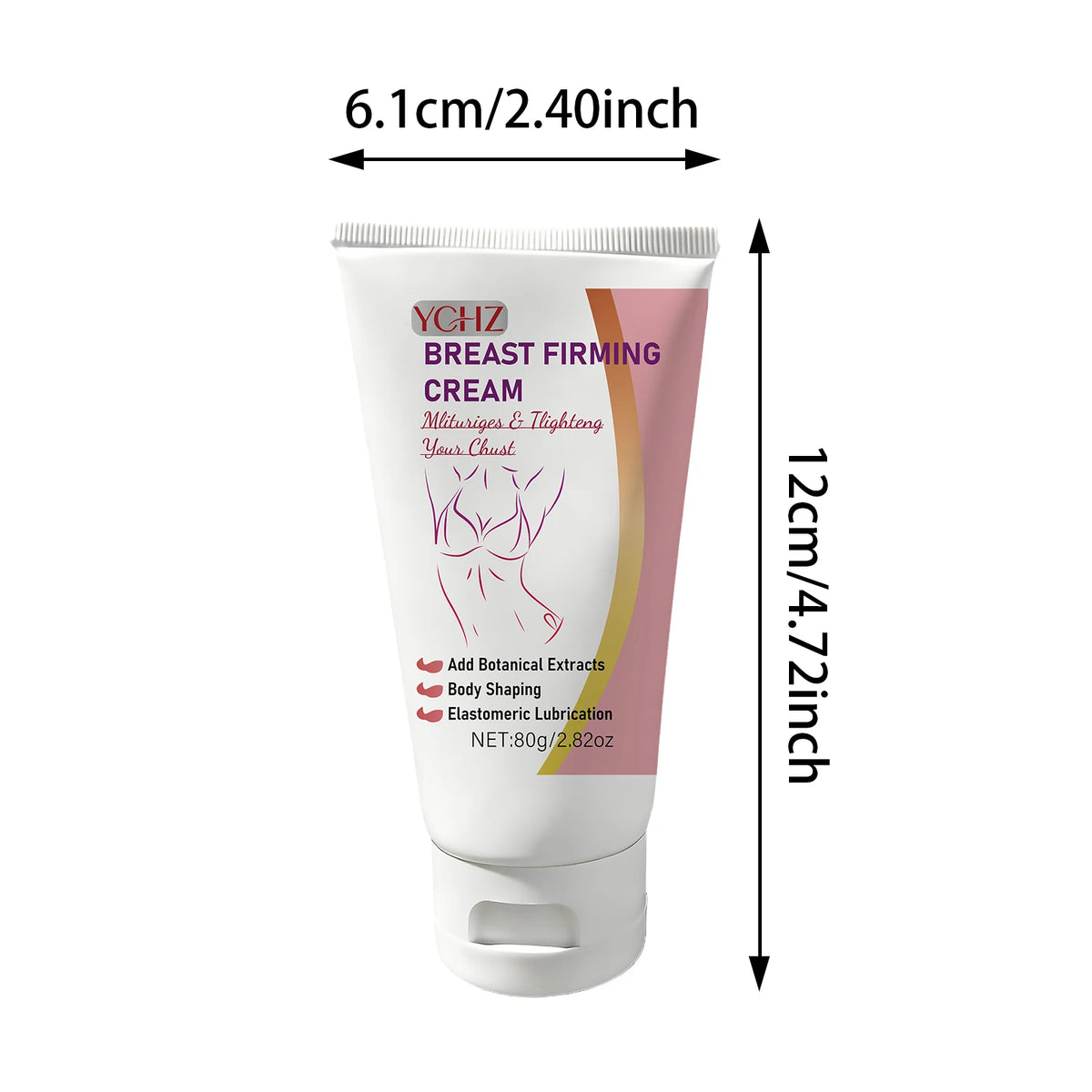 Breast Cream for Women - Contains Collagen, Shea Butter, Vitamin E, and Honey to Tighten Skin - Suitable for All Skin Types, with a Fresh Scent, Nourishes Delicate and Soft Breast Skin