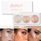 3 Colors Face Glitter Gold Highlighter Palette Makeup Waterproof Shimmer Powder Highlight Face Brighten Contour Body Illuminator