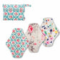 (3pcs pads + 1pc bag) per set ALVABABY Sanitary Napkin Reusable Menstrual Pads Sanitary Pad Cloth Women Hygiene Sanitary Towels