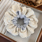Spring Sweet Lace Hair Scrunchies Headbands for Women Girls Fashion Hair Rope Female Tie Ponytail Rubber Band Decoration Retro