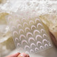 1pcs White 5D Pearl Lace Wave Lines Nail Art Stickers Elegant Exquisite Nail Decoration Decals DIY Self Adhesive Transfer Slider