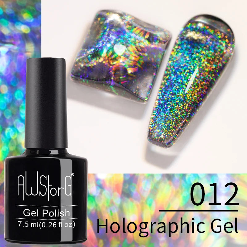 AWStorG 7.5ml Starlit Cat Magnetic Gel Nail Polish Must need Black Gel-Polaris Light Soak Off UV Gel Varnis Semi Permanent DIY