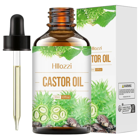 Castor essential oil has a unique scent and is suitable for hair care, body massage, aromatherapy and diffusers.