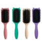 Boar Bristle Curl Defining Brush Detangling & Shaping Styling Tool for Curly Hair Professional Salon Comb for Women & Men