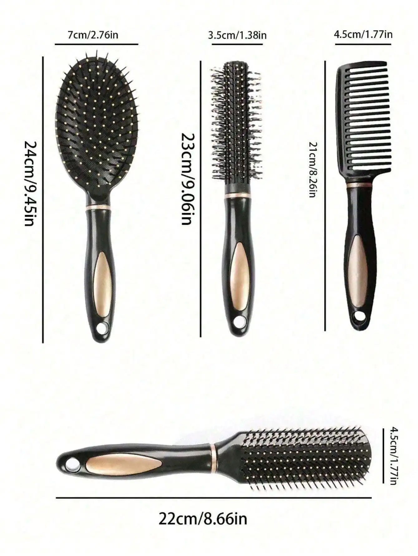 Professional Salon Straight Smooth Paddle Hair Brush Large Hairdressing All Hair Type Hairbrush Styling Comb for Women Men