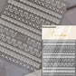1pcs White 5D Pearl Lace Wave Lines Nail Art Stickers Elegant Exquisite Nail Decoration Decals DIY Self Adhesive Transfer Slider