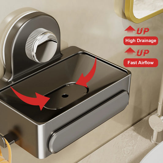 Storage Rack Wall Soap Dish for Bathroom Case Soap Box Dish Storage Plate Drain Soap Box Soap Holder Bathroom Accessories