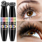 2pcs 5D Eye Black Mascara Waterproof Lengthens Eyelashes Extension Silk Fiber Mascara Long Lasting Eye Makeup for Women Cosmetic Korean Beauty