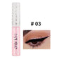 HANDAIYAN 12 Colors Shiny Eye Liners Pigment Silver Rose Gold Color Glitter Liquid Eyeliner Metallic Colorful Makeup For Women