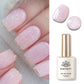 BORN PRETTY Milky Jelly Rubber Base Gel for Gel Nail Polish 15ml Russian Self-leveling Nude Color Soak Off Semi Permanent UV Gel