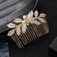 Metal Butterfly Hair Comb For Women Vintage Bridal Hair Clips Pins Bride Hairstyle Fashion Wedding Hair Accessories