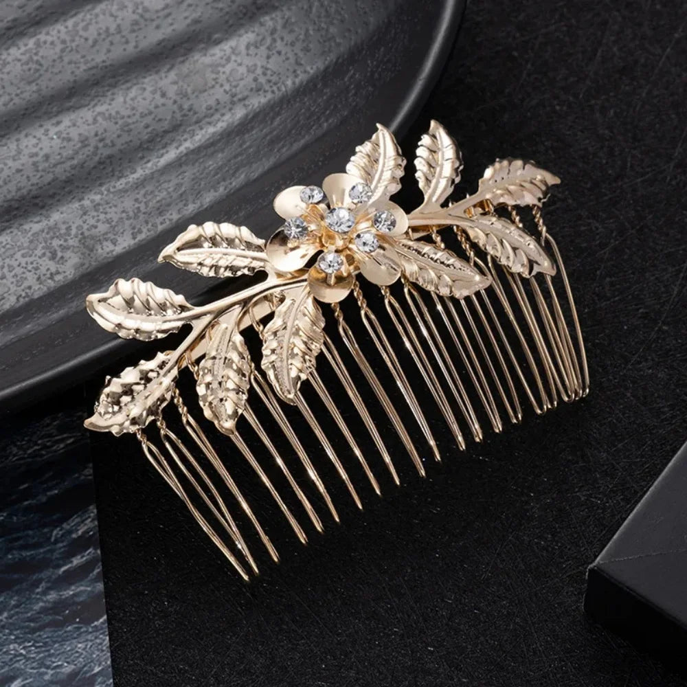 Metal Butterfly Hair Comb For Women Vintage Bridal Hair Clips Pins Bride Hairstyle Fashion Wedding Hair Accessories