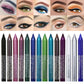 14-Color Colourful Eyeliner Pen, High Pigmented Pearly Shimmer Metallic Smokey Punk Gothic Style Eyeliner, Long Lasting Waterpro