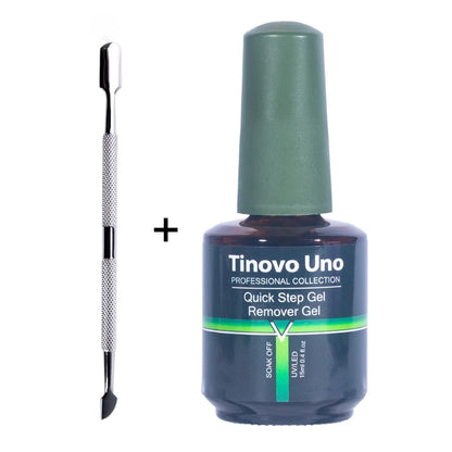 Tinovo Uno 15ML Magic Remover Professional Quick Step Nail Gel Polish Remover Burst Semi Permanent Soak Off Degreasr Cream