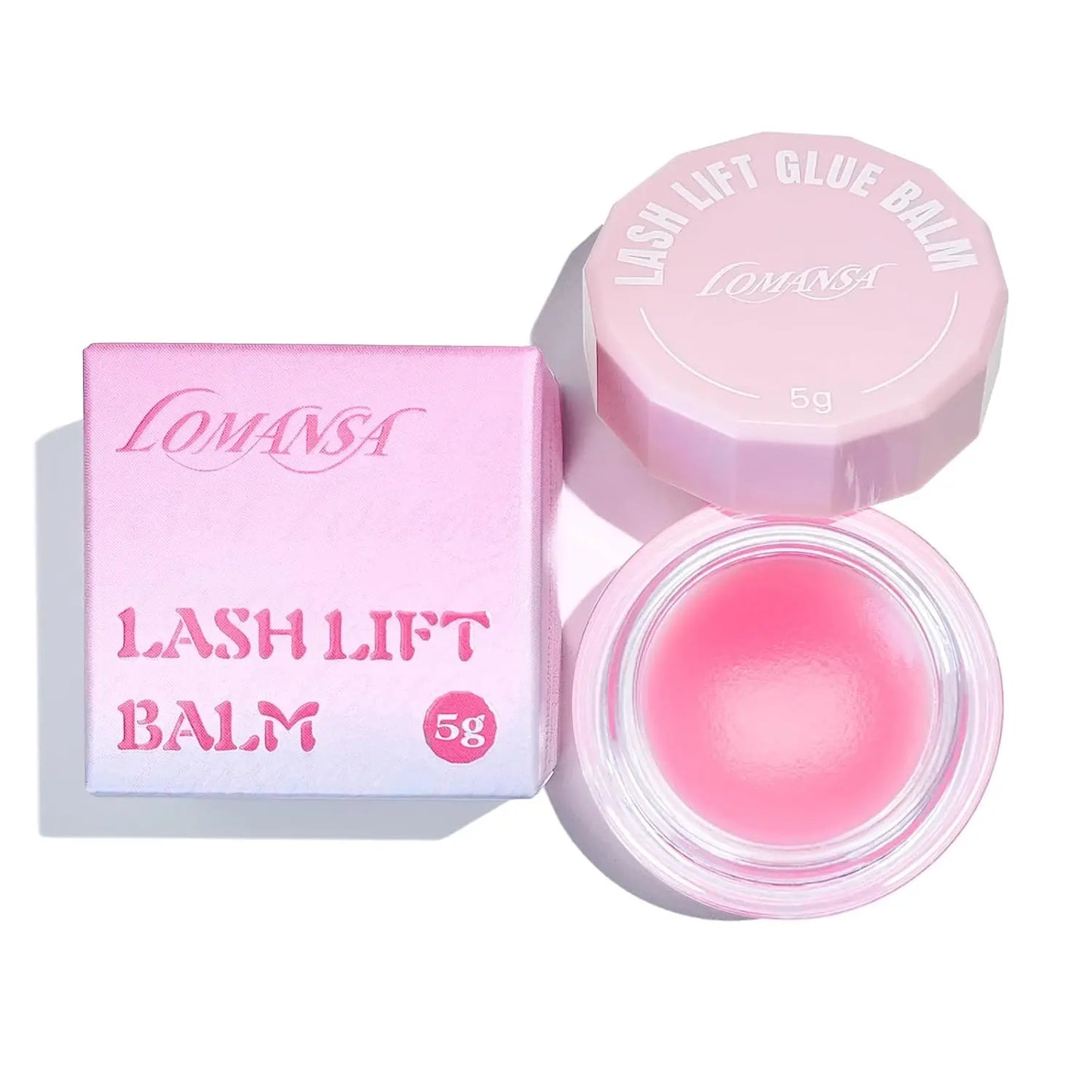 Lomansa Korean 5/10g Lash Lift Glue Balm Eyelash Lift Glue Adhesive 2 in 1 Treatment of Lift Perming Curling Makeup Beauty Tool
