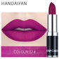HANDAIYAN 12 Color Velvet Matte Lipstick Sexy Red Pink Lip Tint Non-stick Cup Lip Gloss Moisturizing High Pigment Lips Cosmetics