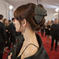 Fashion Rhinestone Hair Clip Temperament Shiny Hair Claws Fabric Triangular Hairpin Hair Accessories For Daily Party Gift