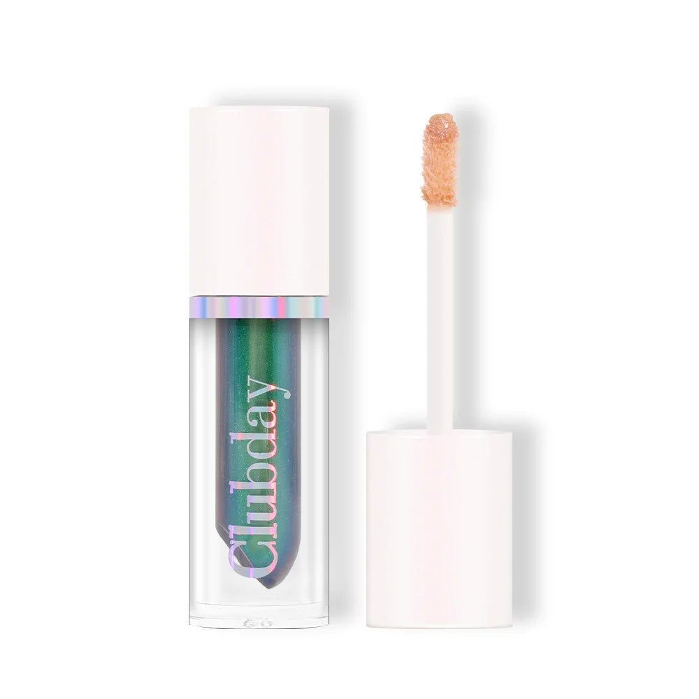Chameleon Liquid Eyeshadow, Metallic Duochrome Single Shade, High-Impact Shifting Glow for Eyes & Face, Long-Wear Stage Highligh