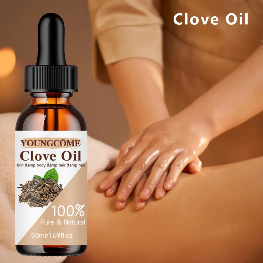 Clove essential oilimproves skin elasticity shine facial care Moisturizing Repair Anti-aging  helps keep skin hydrated