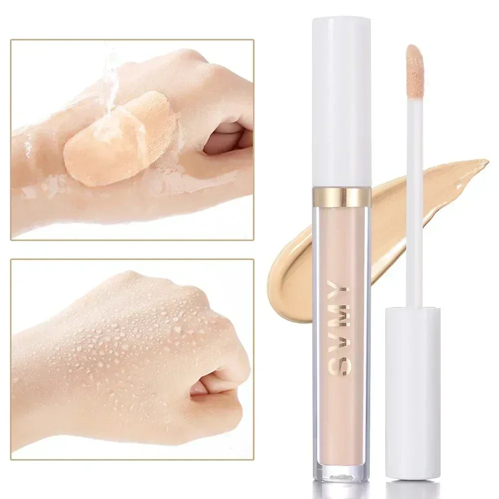 Moisturizing Liquid Concealer Stick Waterproof Lasting Cover Acne Dark Circles Foundation Cream Brightening Face Contour Makeup