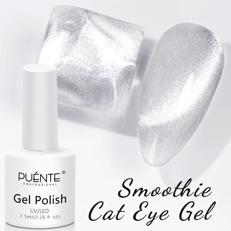 PUENTE Pearl Color Builder Nail Gel Polish Hema Free Shell Thread Glitter Nail Extension Semi-Permanent Construction Gel Varnish
