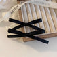 2Pcs Black Bow Small Hair Claw Women Girl Hair Grab Clip Side Clip Forehead Bangs Hair Styling Clip Sweet Headdress
