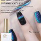 12d cat eye gel nail polish, magnetic gel nail polish kit, color changing holographic glitter effect, suitable for Halloween