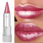 Waterproof Long Lasting Glitter Lipstick, Pearlescent Shiny Lip Color, Colorfast Non Fading Lip Makeup for Women