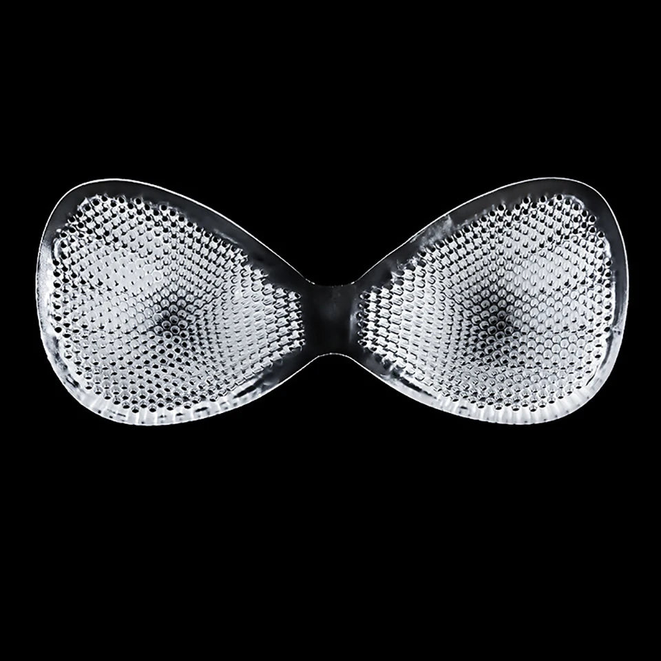Silicone Bra Inserts Gel Bra Push Up Breast Pads Bra Padding Bust Enhancer For Sports Bra Swimsuit Cleavage Enhancers Pads