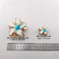 3/6 Pcs Alloy Flower Hair Claw Clips for Women Beach Holiday Hair Claw Stylish Shopping Headwear Female Hair Accessory