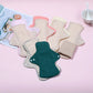 5pcs Reusable Cotton Mesh Sanitary Pads Washable Breathable Comfortable Underwear Panty Liners Sanitary Towels for Summer