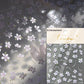 1piece 5Dcute tulip flower nail stickers high quality self-adhesive embossed nail art decals for girls summer decoration sticker