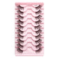 3/10 pairs Natural Lashes Mink Fluffy False Eyelashes Make up Tools Wispy Half Eyelashes 3D Cat Eye Eyelash Extensions Faux Cils