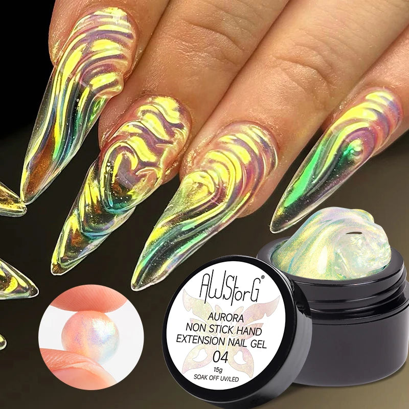 AWStorG 15ml 8 In 1 Reinforcement Gel Nail Gel Multifunctional Clear Gel Nail Polish Nail Strengthener Gel Nail Extension Hard