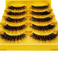 5pairs Mink Eyelashes Invisible Band Lash Extension Natural False Eyelashes Cross Cluster Fairy 3D Faux Big Eye Long Fake Lashes