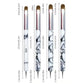 Dual-Ended Nail Art Brushes And Dotting Pens Set, Professional Manicure Detailing Tools, French Nail Art Pen Kit