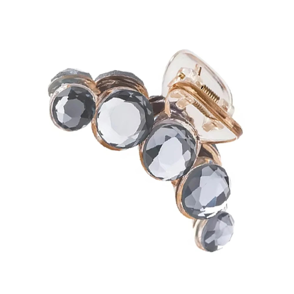 Elegant Pearl Hair Accessories and Trendy Crystal Hair Ornaments with Non-Slip Clips and Imitation Diamond Crab Hair Clips for P