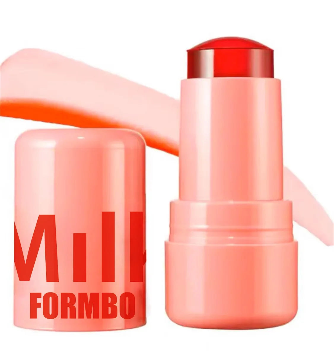3-in-1 Milk Jelly Tint Facial Blusher Wand Moisturized Long Lasting Matte Rouge Cheek Contour Lipstick Sticker Beauty Makeup