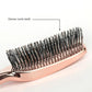 Electroplating Scalp Massage Comb Hair Detangling Brush Dry Wet Dual Use Wide Tooth Hairdressing Comb for Salon Home Travel