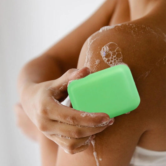 Tea tree oil cleansing soap 100g Natural Shower Bath Bar Soap Handmade Facial Cleanser for facial and body care