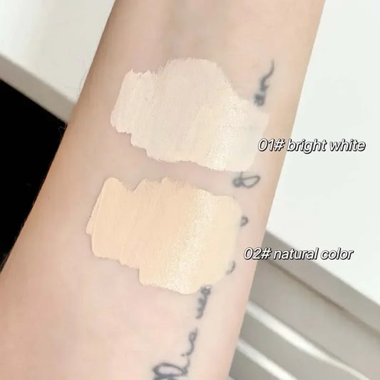 Crystal Liquid Facial Foundation Concealer Longtime Moisturizing and Delicate Makeup for Cover Black Eyes Acne Fake Plain Face