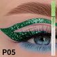 1PC Glitter Liquid Eyeliner Pencil Waterproof Purple Pink Blue Eye Liner Pen Long Lasting Quickily Drying Eyes Makeup For Women