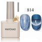 MAYCHAO 10ml Cat Magnetic Gel Nail Polish Cat Eye Glitter Effect Semi Permanent Soak Off UV Gel Varnish Manicure For Nail Art