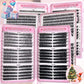Thick & Fluffy DIY Cluster Lashes 30D/100D Mixed Density Mixed Length Individual Eyelash Extension