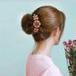 1PC Fashion Hair Comb Luxury Crystal Shiny Rhinestone Hair Clips Inlaid Flower Hairpin Hair Grips Elegant Bride Hair Jewelry