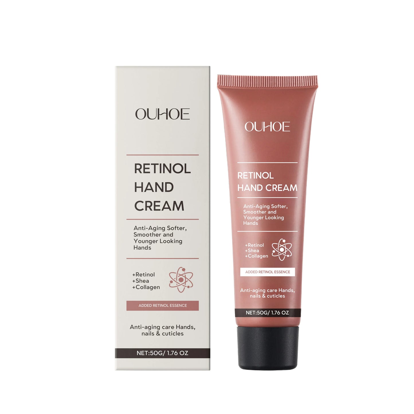 Moisturizing Hand Cream With Retinol Shea Butter Anti Aging For Fine Lines Nourishing Non Greasy Improve Dry Cracked Hands Daily